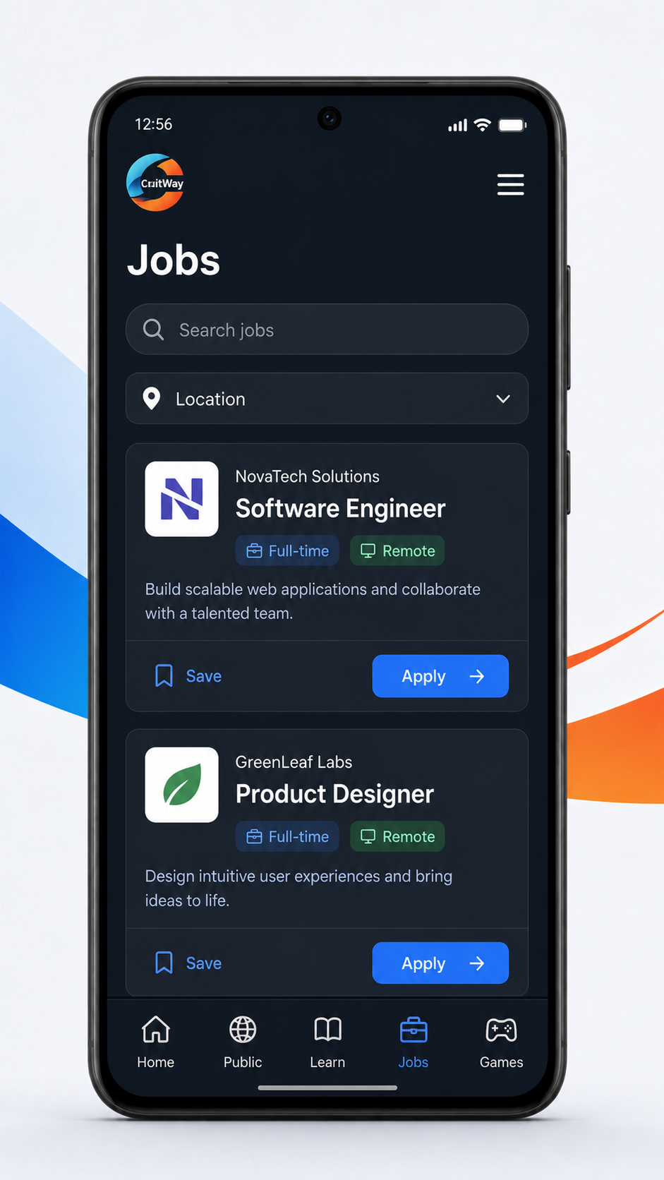 Jobs and internships